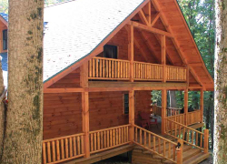custom designed log homes