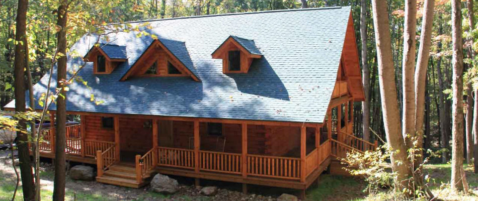 exterior of lodge