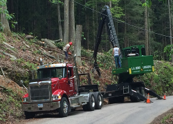 construction of log home